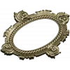 Ornate Oval Cartouche STL - Decorative Frame 3D Model for CNC