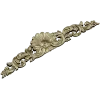Декоративный картуш с раковиной - 3D модель STL для ЧПУ