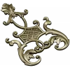 Ornate Vertical Cartouche STL for CNC