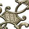 Ornate Vertical Cartouche STL for CNC
