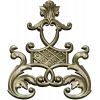 Ornate Vertical Cartouche STL for CNC