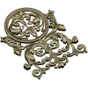 Ornamental cartouche 3D model STL for CNC milling