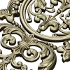 Ornamental cartouche 3D model STL for CNC milling