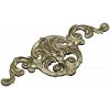 Imperial Rocaille Applique - STL 3D model for CNC carving