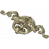 Imperial Rocaille Applique - STL 3D model for CNC carving