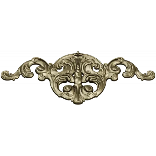 Imperial Rocaille Applique - STL 3D model for CNC carving