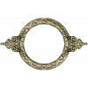 Ornate Round Cartouche - STL 3D model for CNC