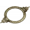 Ornate Round Cartouche - STL 3D model for CNC