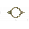 Ornate Round Cartouche - STL 3D model for CNC