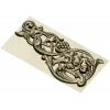 Renaissance Vine Cartouche - decorative STL 3D model for CNC