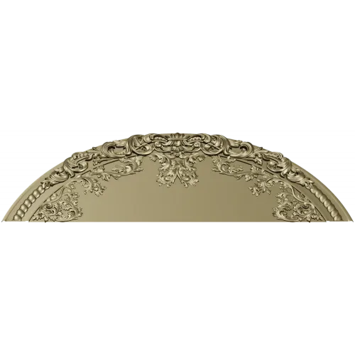 Baroque Semicircular Pediment STL