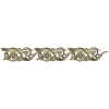 Ornate Floral Scroll Border STL for CNC