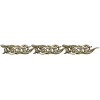 Ornate Floral Scroll Border STL for CNC