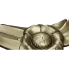 Floral Flame Corner STL model for CNC carving