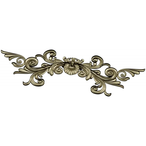Acanthus Corner STL 3D Model for CNC Router
