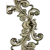 Acanthus Corner STL 3D Model for CNC Router