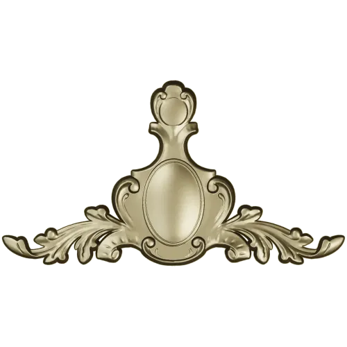 Baroque Cartouche STL for CNC Milling