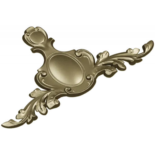 Baroque Cartouche STL for CNC Milling