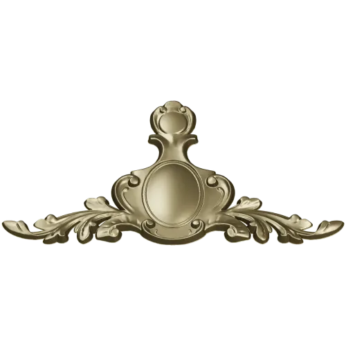 Baroque Cartouche STL for CNC Milling