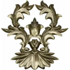 Regal Acanthus Cartouche STL 3D Model