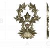 Regal Acanthus Cartouche STL 3D Model