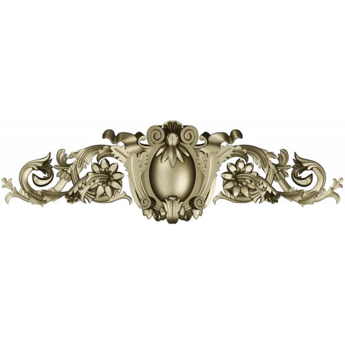 Aurelia Cartouche - decorative STL 3D model for CNC milling