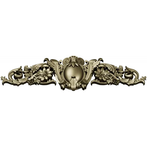 Aurelia Cartouche - decorative STL 3D model for CNC milling