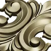 Acanthus Rocaille STL 3D Model for CNC Milling