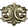 Acanthus Rocaille STL 3D Model for CNC Milling