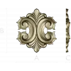 Acanthus Rocaille STL 3D Model for CNC Milling