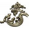 Rococo Corner Scroll - STL 3D model for CNC milling