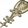 Baroque Acanthus Shield - STL 3D model for CNC