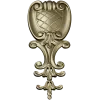 Baroque Acanthus Shield - STL 3D model for CNC