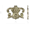 Rococo Acanthus Cartouche STL for CNC Milling