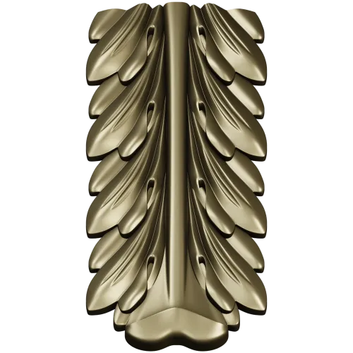 Acanthus Vertical Decorative STL Model for CNC