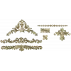 Baroque Applique STL Set for CNC - High-Relief Decorative Cartouches