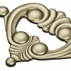 Угловой картуш "Лоренцо" - 3D модель STL для ЧПУ