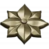 Розетка Лотос - декоративная 3D модель STL для ЧПУ