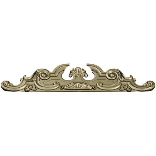 Baroque Shell Crest - STL 3D model for CNC router