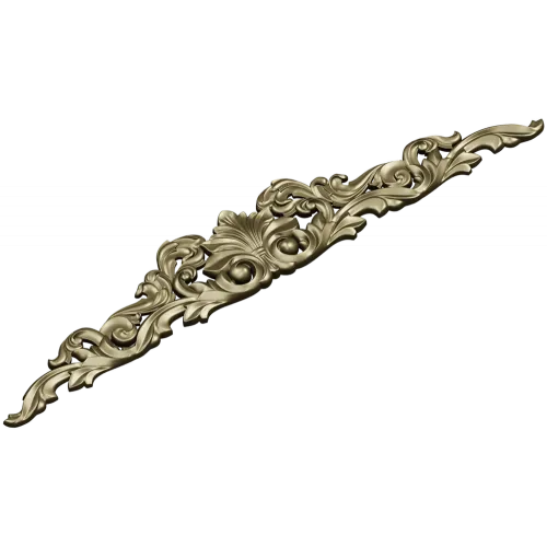 Acanthus Shell Crest - STL 3D model for CNC router