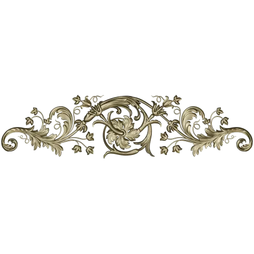 Baroque Acanthus Scroll STL 3D Model for CNC