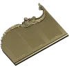 Rococo acanthus crest STL 3D model for CNC