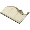 Rococo acanthus crest STL 3D model for CNC