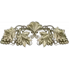 Grapevine Cartouche decorative STL model for CNC