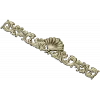 Seashell Acanthus Frieze - detailed STL 3D model for CNC