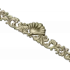 Seashell Acanthus Frieze - detailed STL 3D model for CNC