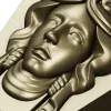 Classical Female Mascaron STL 3D Model for CNC