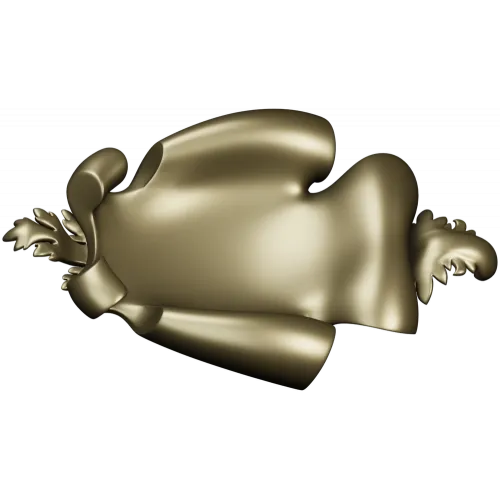 Regal Cartouche - STL 3D model for CNC carving