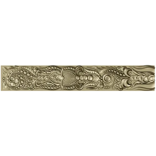Ornamental Vine Frieze STL for CNC