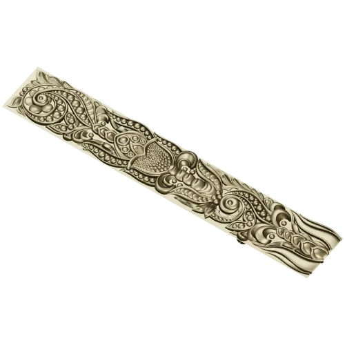 Ornamental Vine Frieze STL for CNC